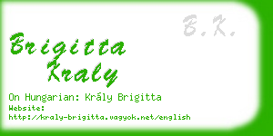 brigitta kraly business card